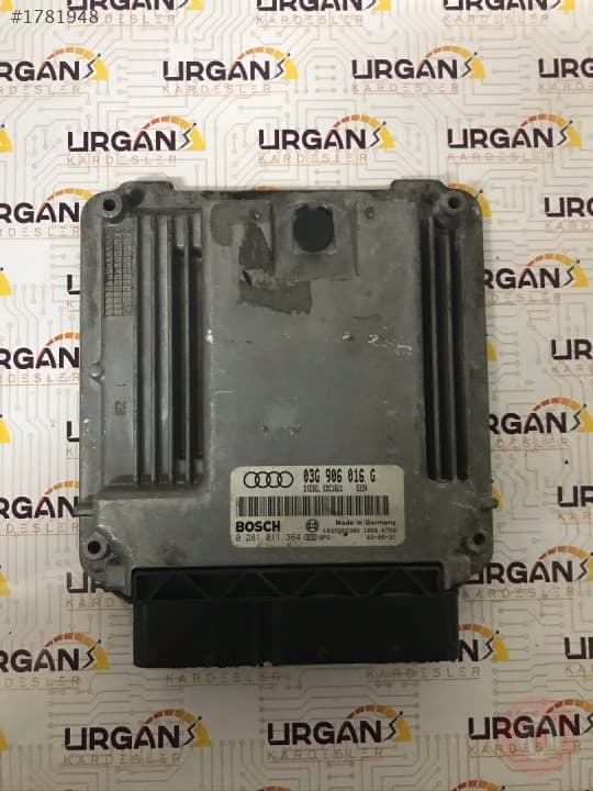 0281011364 03G906016 G EDC16U1 AUDİ A3 MOTOR BEYNİ BOSCH ECU