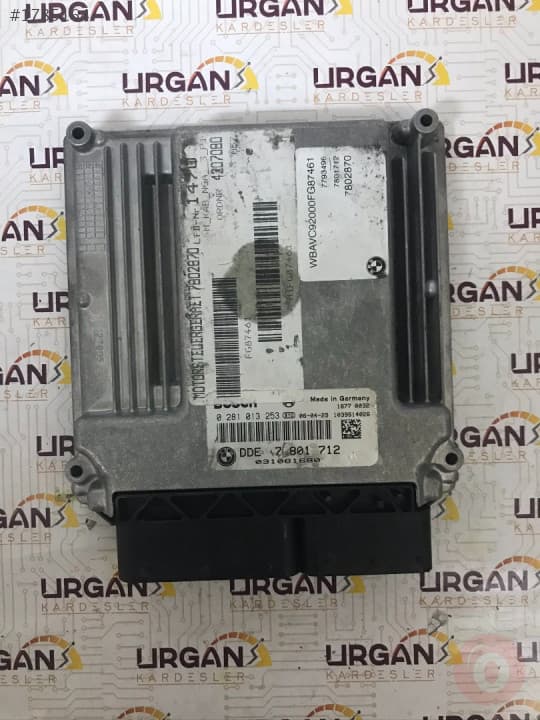 0281013253 7801712 BMW X3 MOTOR BEYNİ BOSCH ECU