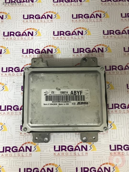 12660714 ABRL 12643636 OPEL ASTRA J MOTOR BEYNİ DELPHI ECU