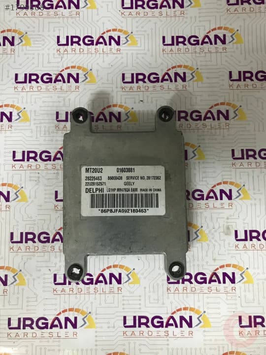 28226463 01603881 GEELY FAMİLİA MOTOR BEYNİ DELPHI ECU