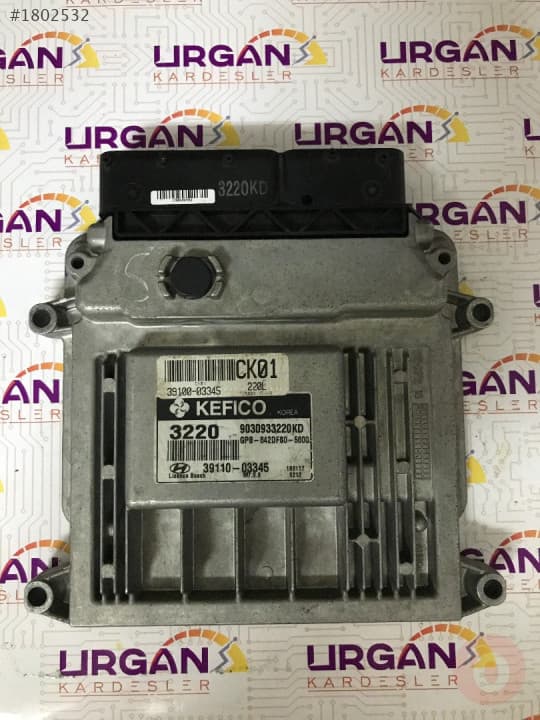 39110-03345 9330933220KD HYUNDAI İ20 MOTOR BEYNİ  KEFICO ECU