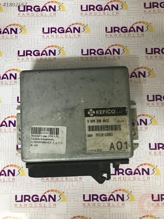 9030930001E 39110-22053 HYUNDAI SCOUPE MOTOR BEYNİ  KEFICO E