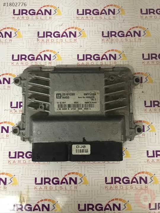 5WY1J12A 25181280 CHEVROLET CRUZE MOTOR BEYNİ CONTINENTAL EC