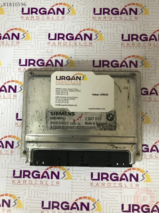 5WK93015 7527015 BMW 3.30i MOTOR BEYNİ SIEMENS ECU