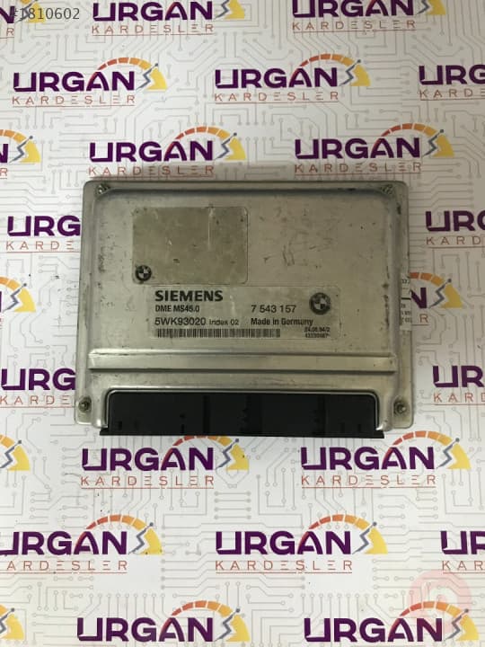 5WK93020 7543157 BMW X3 MOTOR BEYNİ SIEMENS ECU