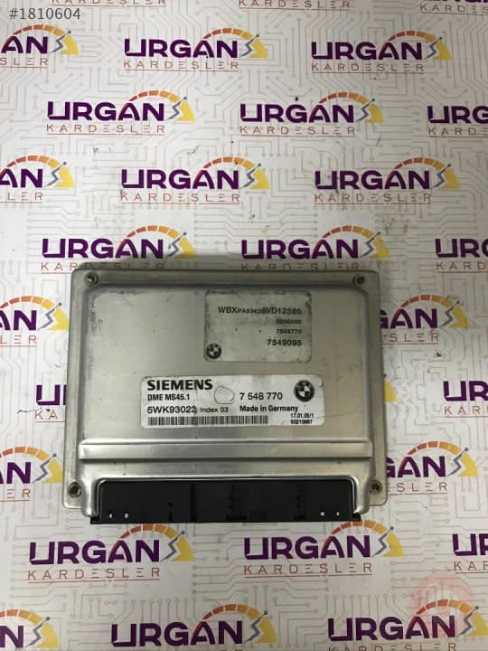 5WK93023 7548770 MS45.1 BMW X3 MOTOR BEYNİ SIEMENS ECU