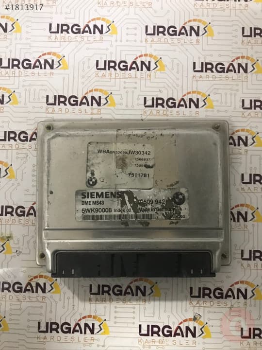 7509942 5WK90008 DME MS43 BMW X5 MOTOR BEYNİ SIEMENS ECU
