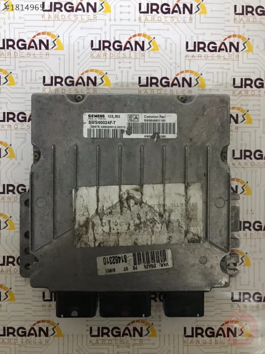 9646801180 5WS40024F-T PEUGEOT 406 MOTOR BEYNİ SIEMENS ECU
