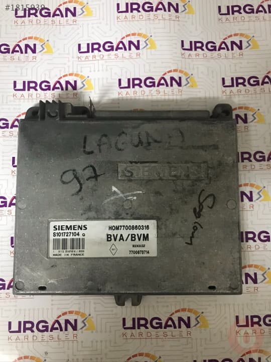 S101727104 HOM7700860316 RENAULT LAGUNA MOTOR BEYNİ SIEMENS