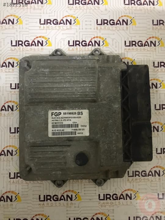 55198925 MJD602.A2 ECU OPEL ASTRA H MOTOR BEYNİ