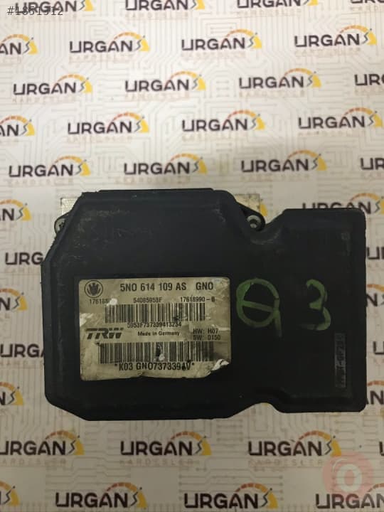 5N0614109AS 54085953F 17618990-B AUDİ Q3 ABS BEYNİ TRW