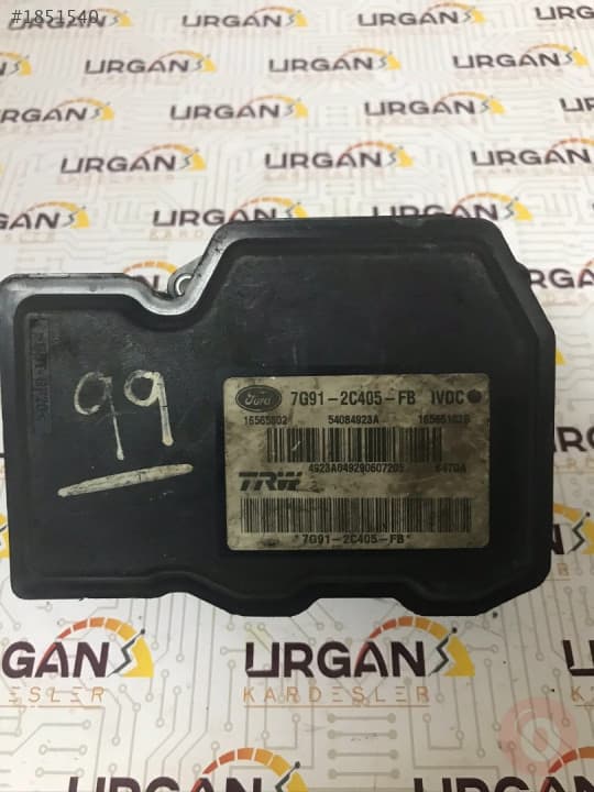 7G91-2C405-FB 54084923A 16586102B FORD MONDEO ABS BEYNİ