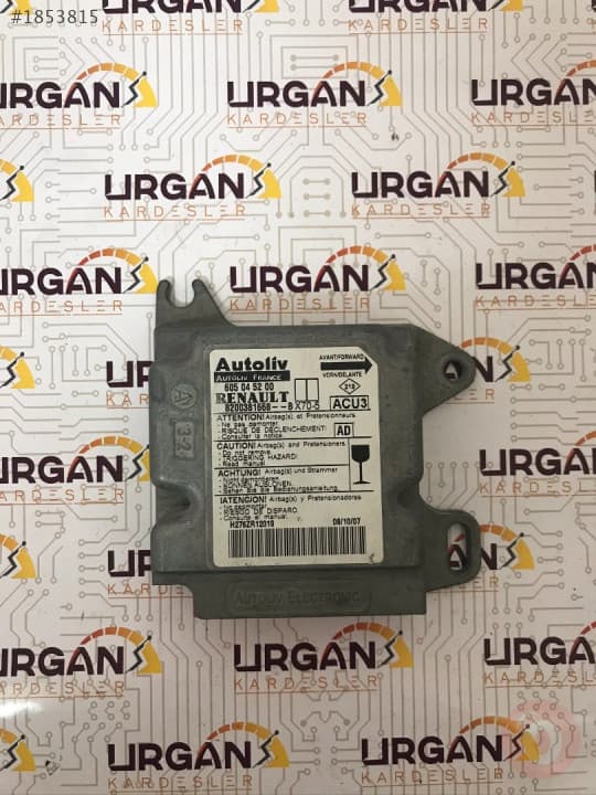 8200381668-B 605045200 RENAULT MASTER AİRBAG BEYNİ AUTOLIV