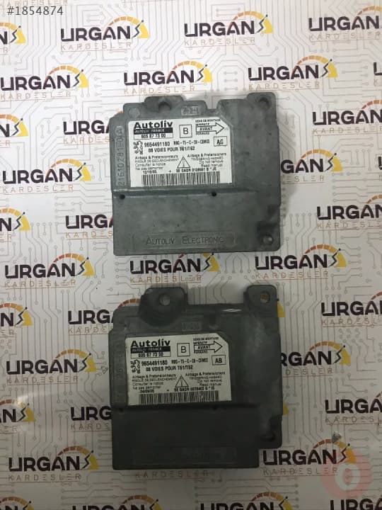 9654491180 606877300 PEUGEOT 307 AİRBAG BEYNİ AUTOLIV