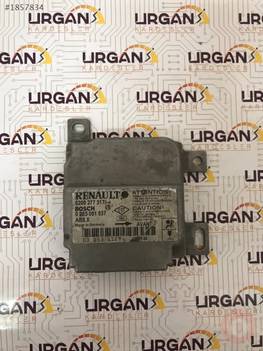 0285001537 8200277317 RENAULT CLİO AİRBAG BEYNİ BOSCH