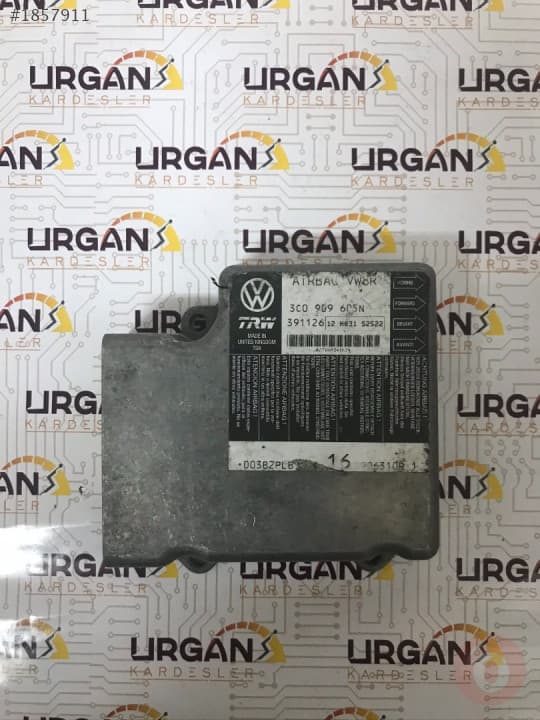 3C0909605N  VOLKSWAGEN GOLF 4 TRW AİRBAG BEYNİ
