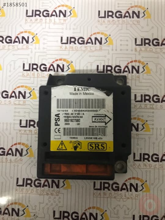9651927580   CITROEN C3  TEMIC AİRBAG BEYNİ