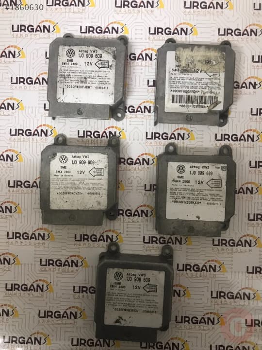 1J0909609 5WK42800  Volkswagen Golf SIEMENS AİRBAG BEYNİ