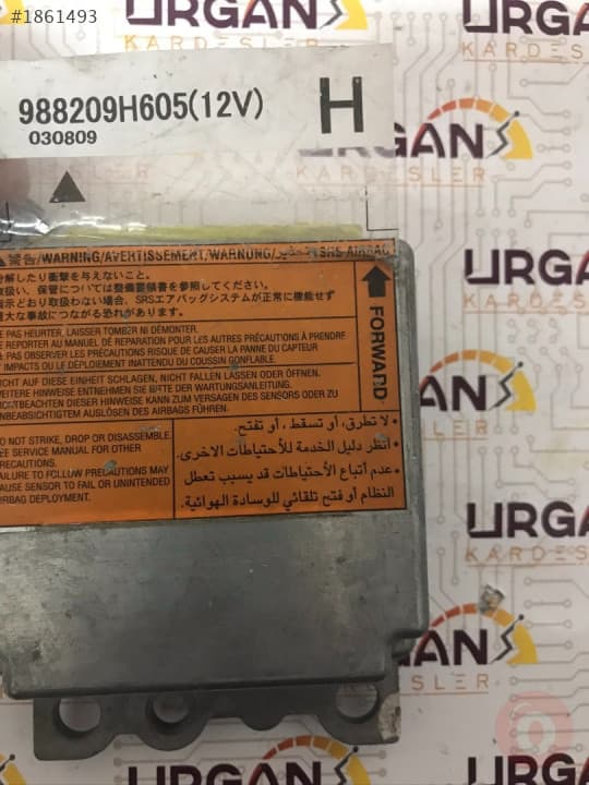 988209H605 030809 NİSSAN X-TRAİL AİRBAG BEYNİ