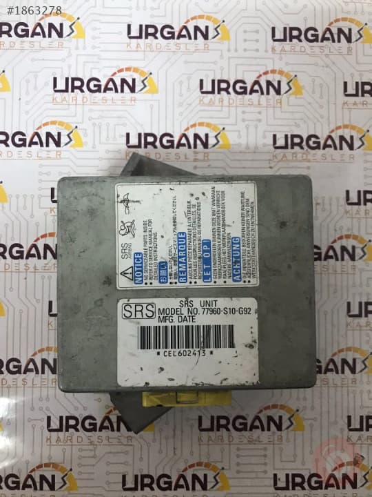 77960-S10-G92  HONDA CIVIC AİRBAG BEYNİ