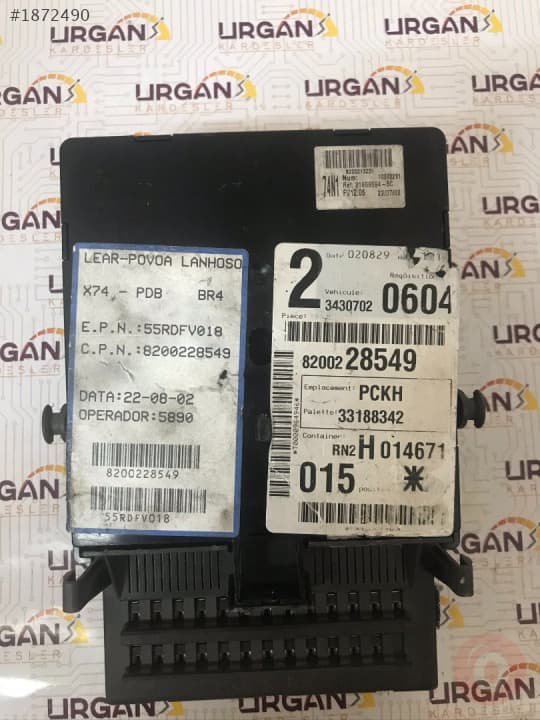 8200228549 234307020604   RENAULT LAGUNA UCH BEYNİ