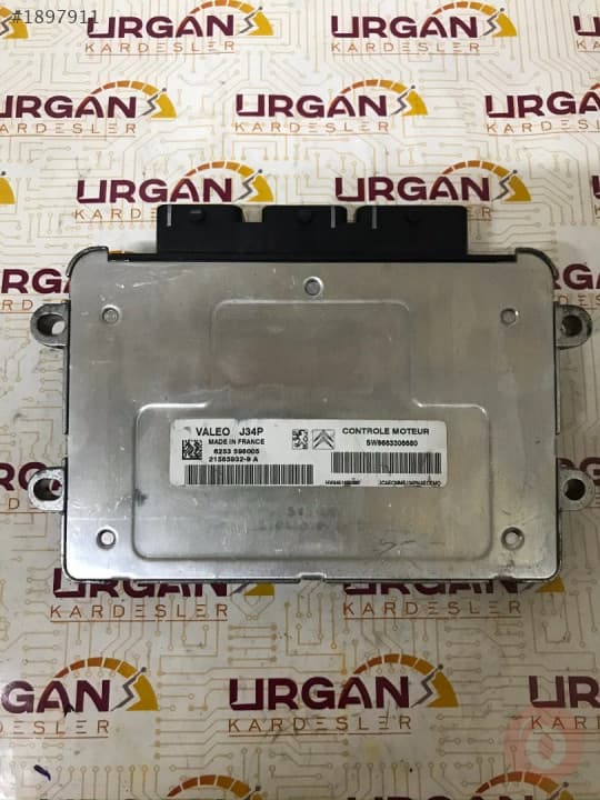 9663306680 21585932-9A J34P PEUGEOT 207 MOTOR BEYNİ VALEO