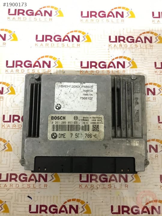 0261209093 7566706 BMW X5 MOTOR BEYNİ BOSCH