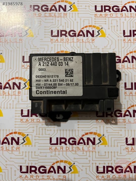 A2124400314 MERCEDES-BENZ W204 C-CLASS YAKIT POMPASI BEYNİ