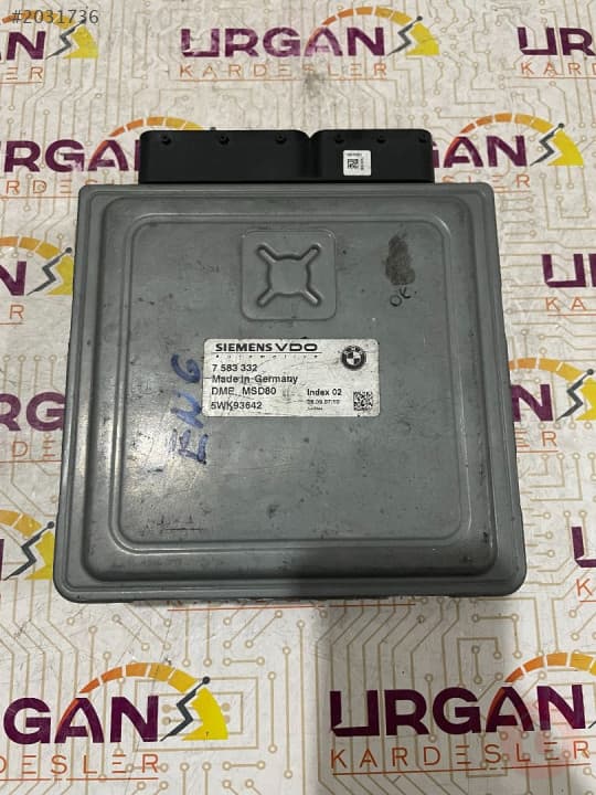 7583332 5WK93642 BMW 3 SERISI MOTOR BEYNİ