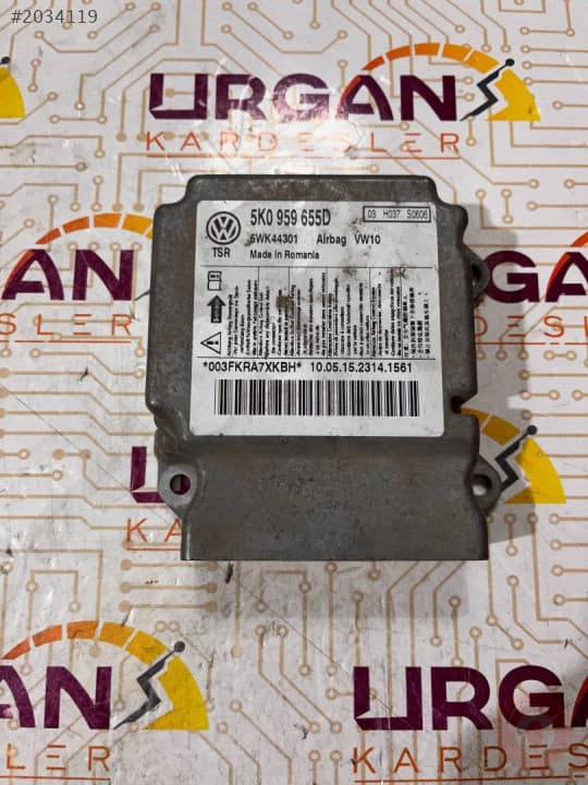 5K0959655D VW GOLF AIRBAG BEYNİ