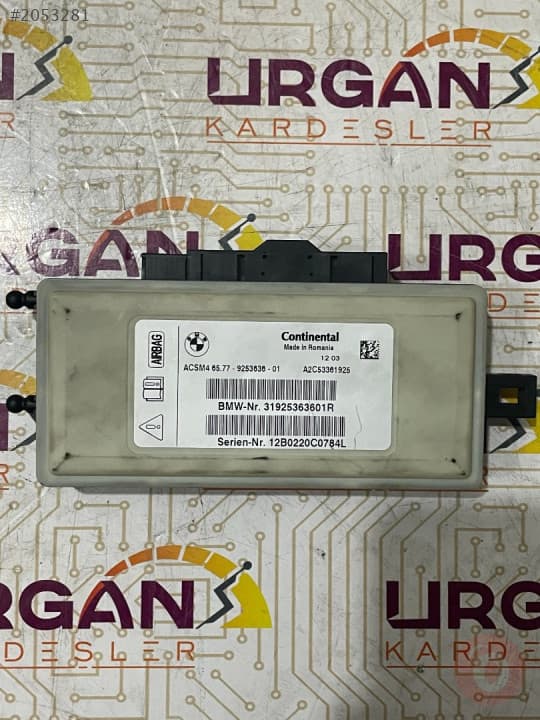 65.77-9253636 A2C53361925 BMW F10 AİRBAG BEYNİ