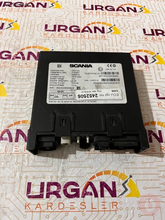 2452506 1619-0060 SCANIA RTC KONTROL MODULU