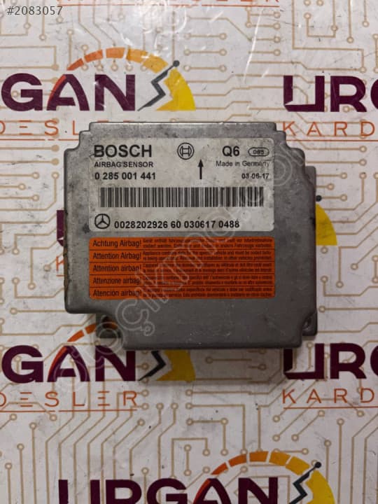 0028202926 0285001441 MERCEDES W211 E-CLASS AIRBAG BEYNİ