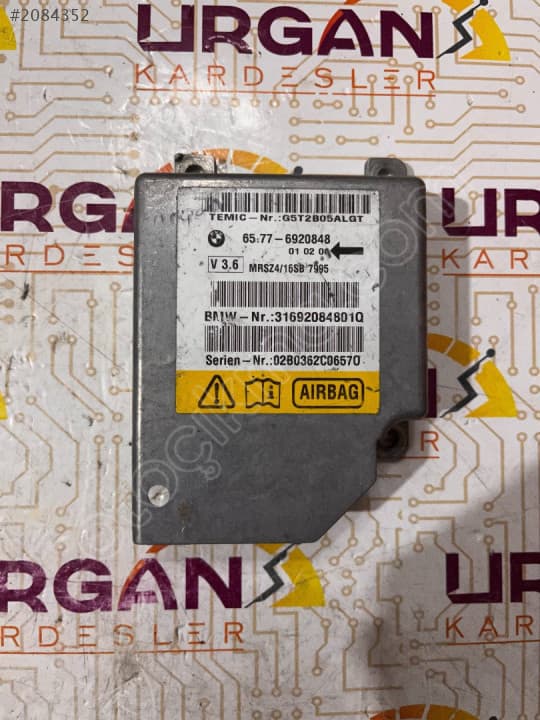 6577-6920848 31692084801Q BMW E39 5 SERİSİ AIRBAG BEYNİ