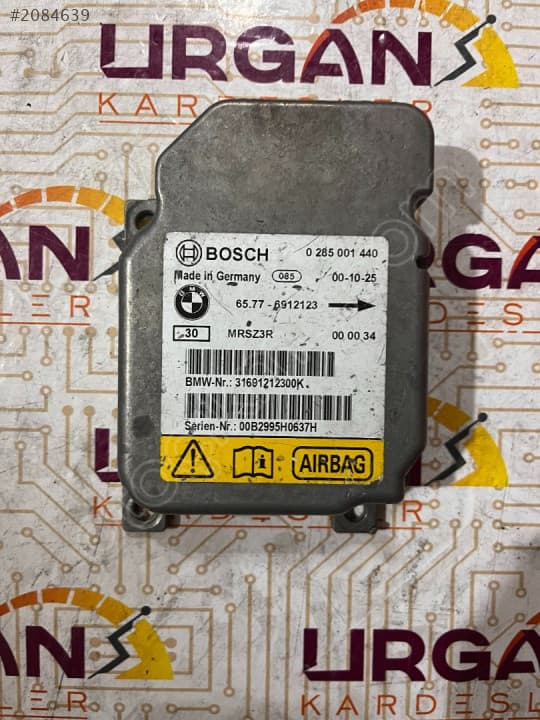 65.77-6912123 0285001440 BMW E46 3 SERİSİ AIRBAG BEYNİ