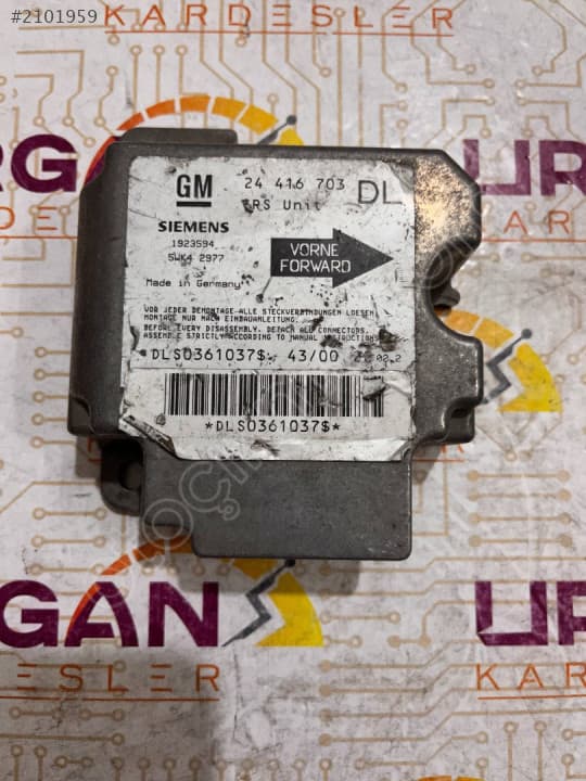 24416703DL 5WK42977 OPEL ASTRA G AİRBAG BEYNİ