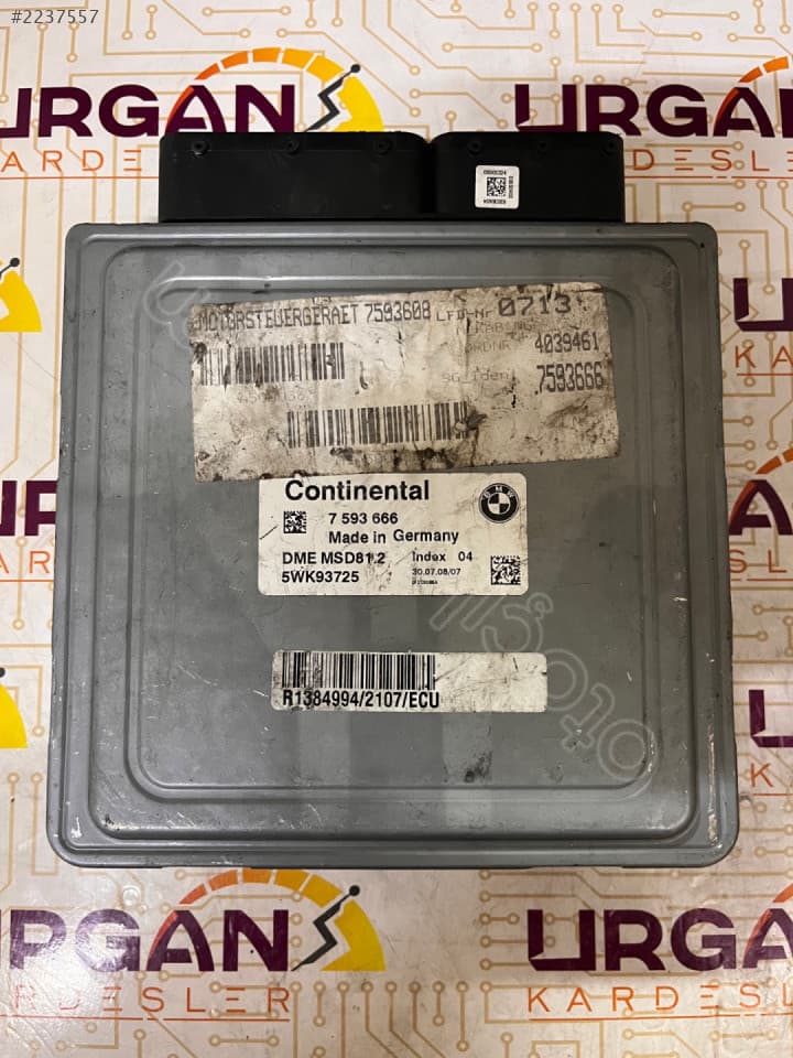 7 593 666 5WK93725 BMW E71 E72 X6 MOTOR BEYNİ