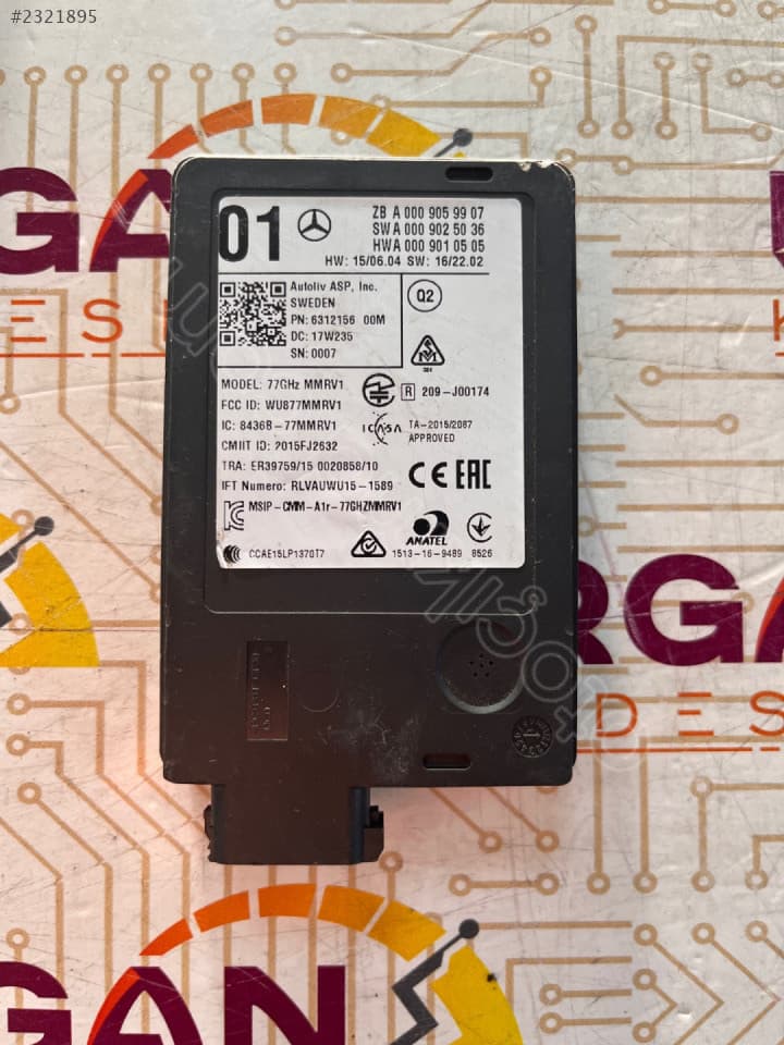 A0009025036 MERCEDES-BENZ S550 S63 RADAR SENSÖRÜ