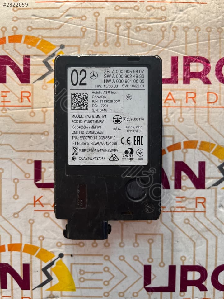 A0009024936 MERCEDES-BENZ E180 RADAR SENSÖRÜ