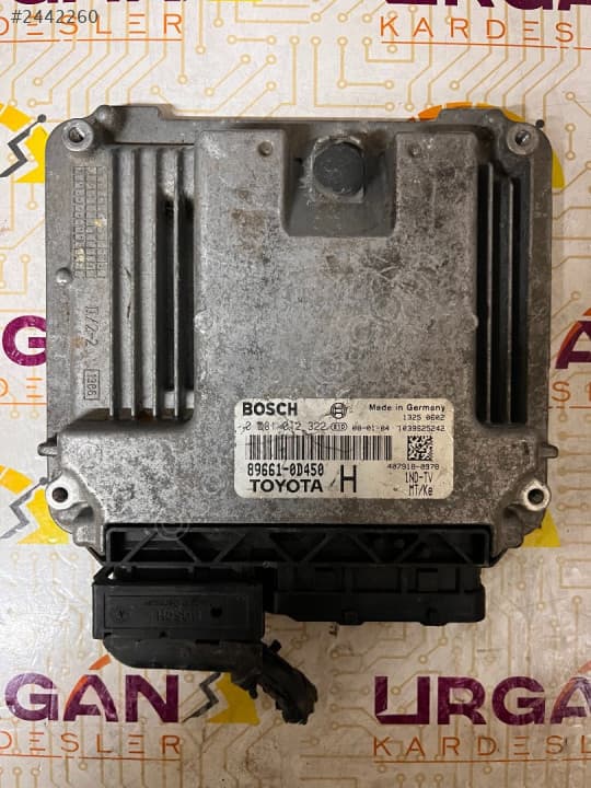 89661-0D450 0281012322 TOYOTA YARIS 1.4 MOTOR BEYNİ