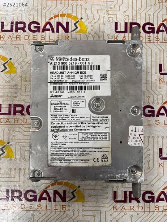 A2139005219 MERCEDES-BENZ W213 E CLASS  NTG5.5 RADIO MODÜLÜ