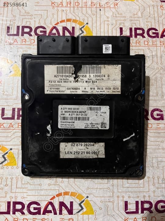 A2719010100 5WK90743 MERCEDES-BENZ W212 E-CLASS MOTOR BEYNİ