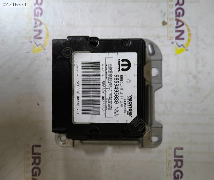 9859495080 PEUGEOT 408 AİRBAG BEYNİ