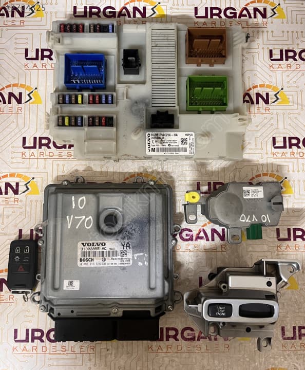 31303095AC 0281016616 BG9T-14C256-HA VOLVO S60 V60 V70 BEYİN SETİ