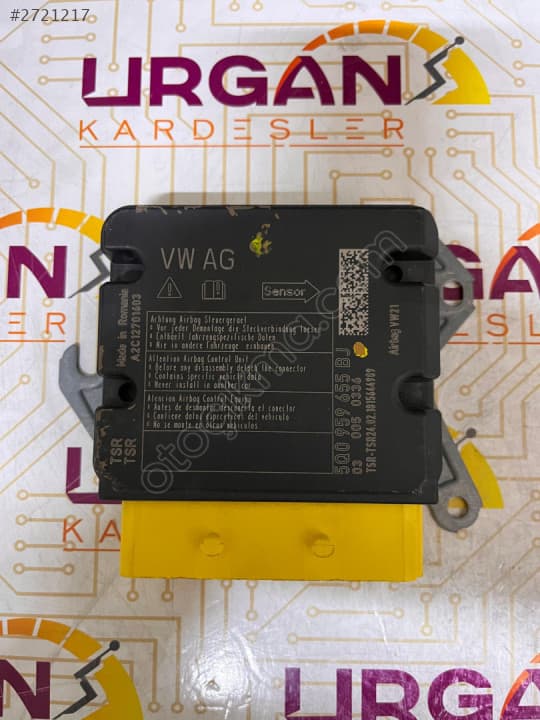 5Q0959655BJ VW GOLF TIGUAN TOURAN / AUDI A3 Q2 AIRBAG BEYNİ