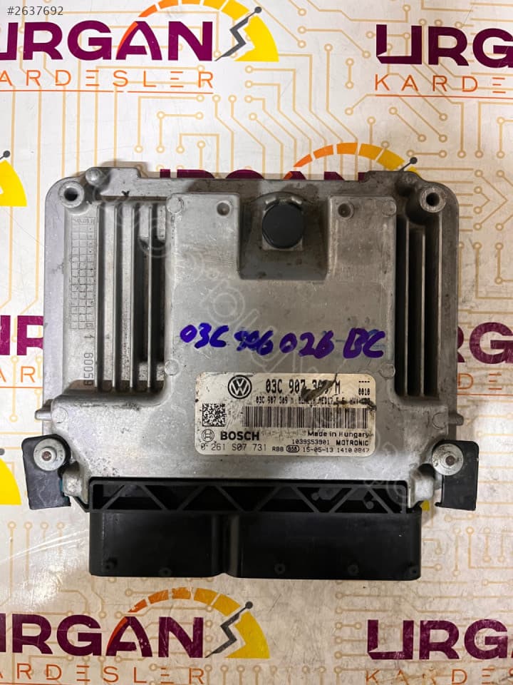 03C906026BC 0261S08057 VW TIGUAN MOTOR BEYNİ