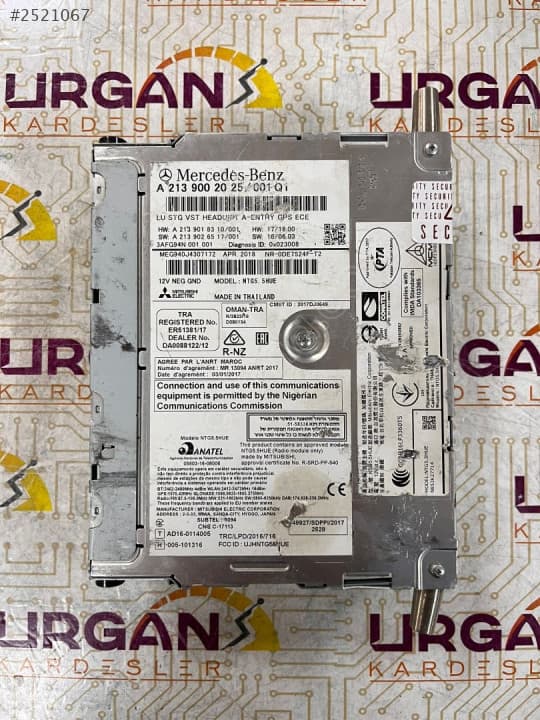 A2139002025 MERCEDES-BENZ W213 E CLASS  NTG5.5 RADIO MODÜLÜ