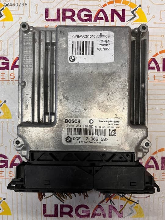 7806987 0281014436 BMW E60 E90 3/5 SERİSİ 2.5D MOTOR BEYNİ