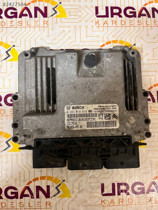 9805947680 0281019819 PEUGEOT 308 CITROEN C3 MOTOR BEYNİ