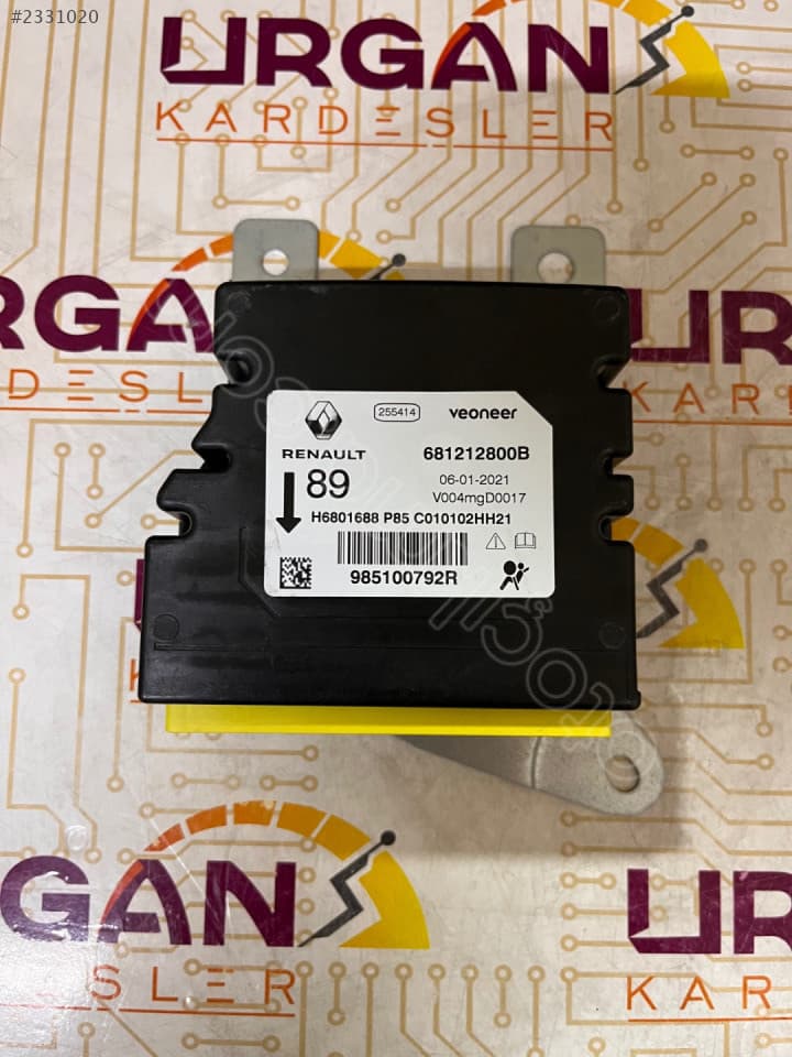 985100792R 681212800B RENAULT LATITUDE SIFIR AIRBAG BEYNİ